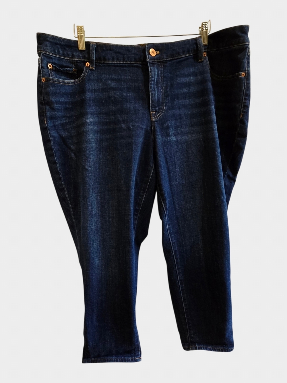 Talbots Dark Indigo Girlfriend Jeans